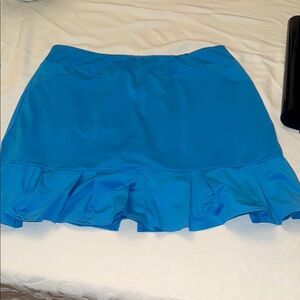 Tail Blue skort Mini Skort with Ruffled Hem